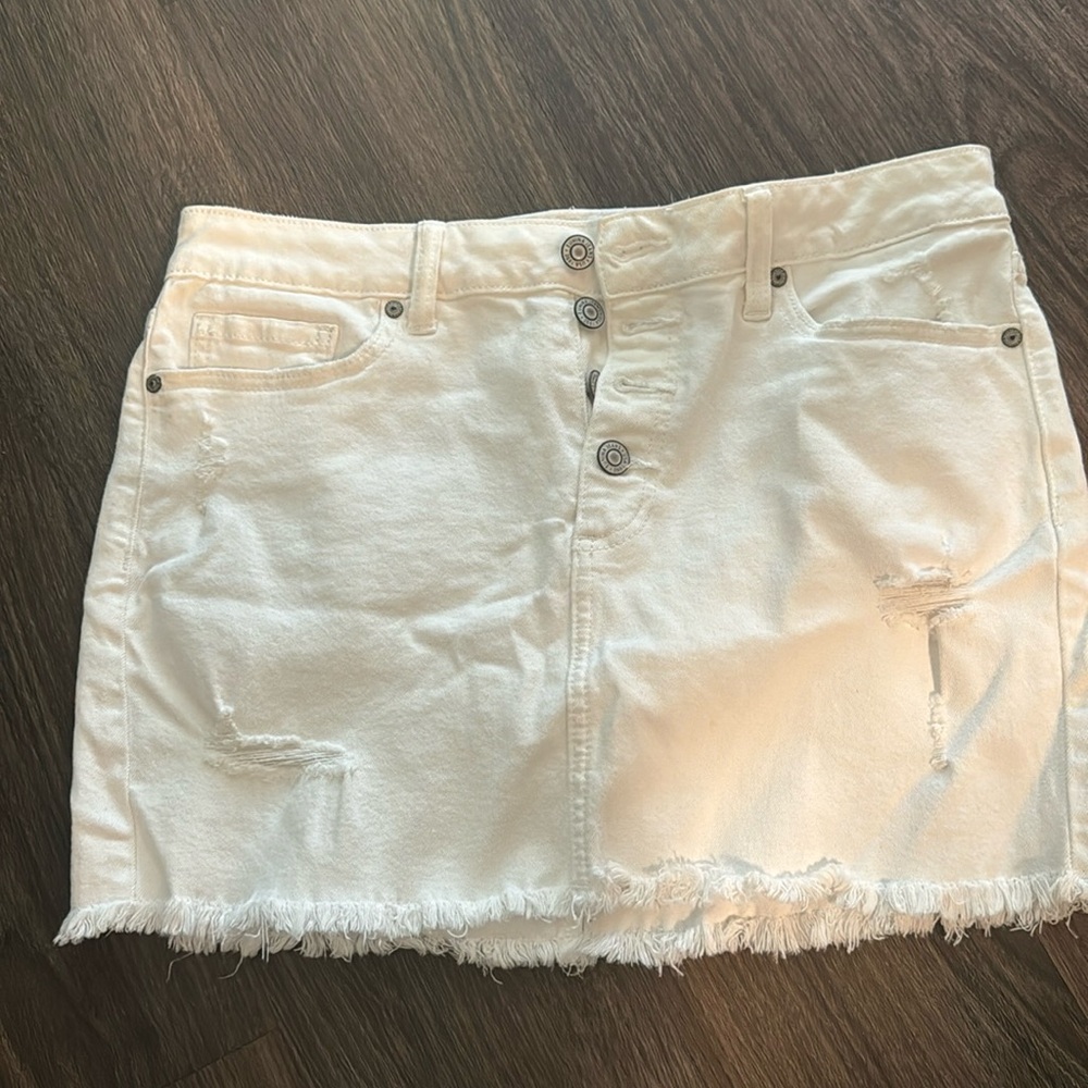 White skirt